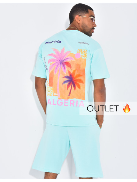 Ensemble short et t-shirt "Algéria"