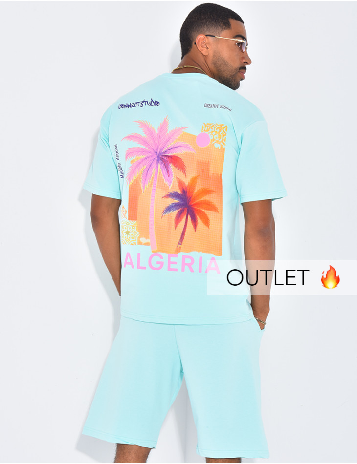 Ensemble short et t-shirt "Algéria"