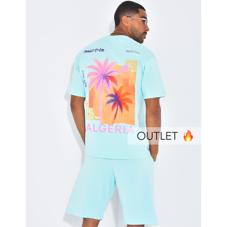 Ensemble short et t-shirt "Algéria"