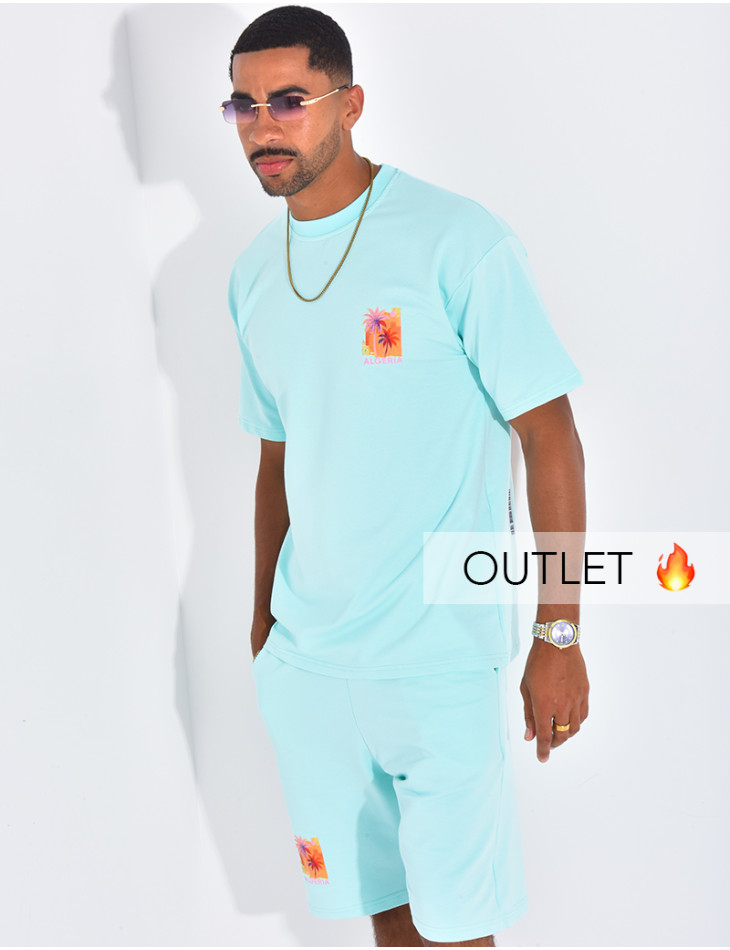 Ensemble short et t-shirt "Algéria"