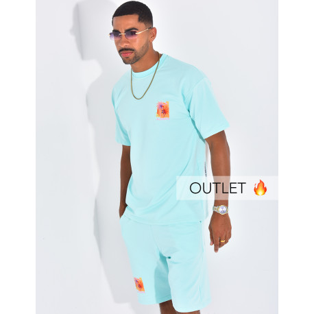 Ensemble short et t-shirt "Algéria"