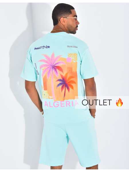 Ensemble short et t-shirt "Algéria"