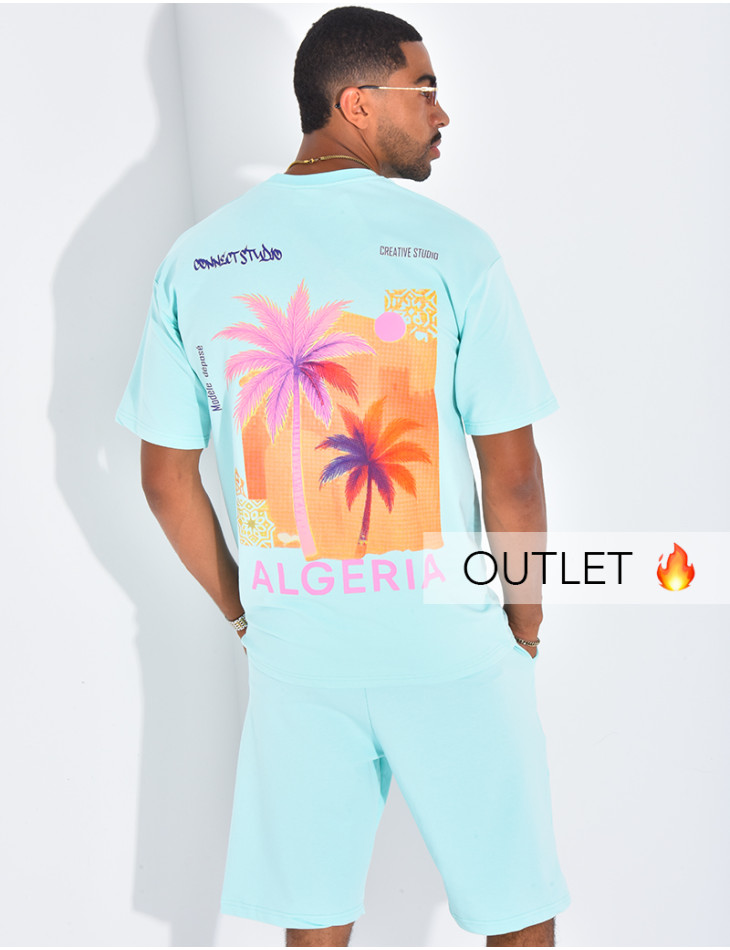 Ensemble short et t-shirt "Algéria"