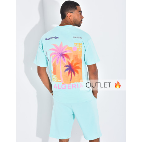 Ensemble short et t-shirt "Algéria"