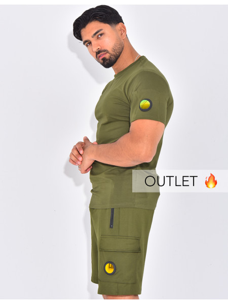 Ensemble uni short et t-shirt