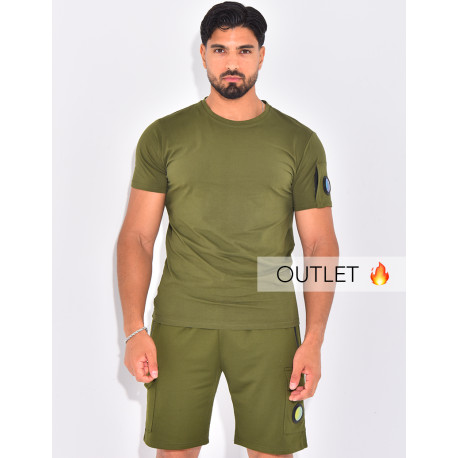 Ensemble uni short et t-shirt