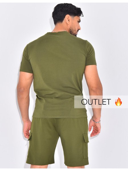 Ensemble uni short et t-shirt