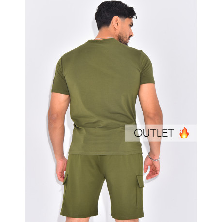Ensemble uni short et t-shirt