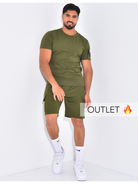 Ensemble uni short et t-shirt