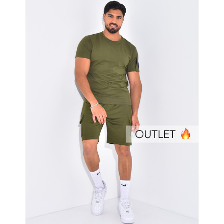 Ensemble uni short et t-shirt