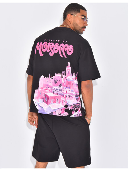Ensemble short et t-shirt "Morocco"
