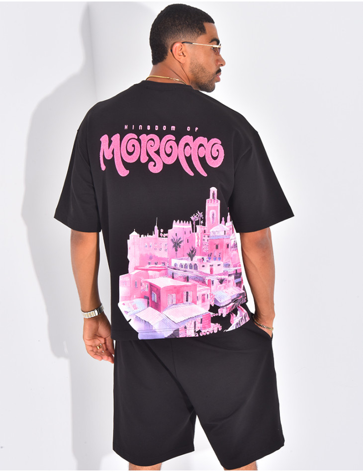 Ensemble short et t-shirt "Morocco"