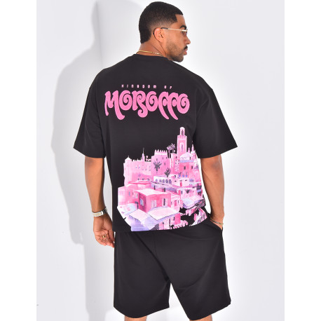 Ensemble short et t-shirt "Morocco"
