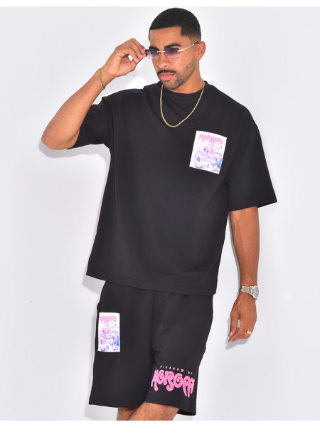 Ensemble short et t-shirt "Morocco"