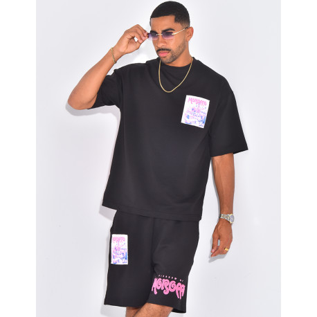 Ensemble short et t-shirt "Morocco"