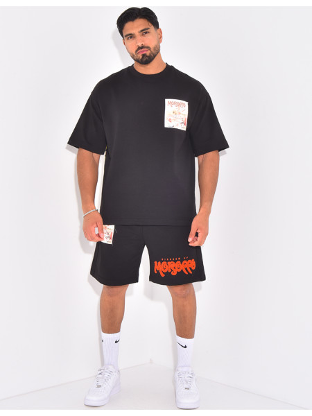Ensemble short et t-shirt "Morocco"