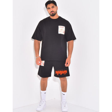 Ensemble short et t-shirt "Morocco"