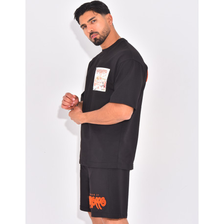 Ensemble short et t-shirt "Morocco"