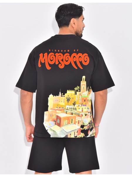 Ensemble short et t-shirt "Morocco"