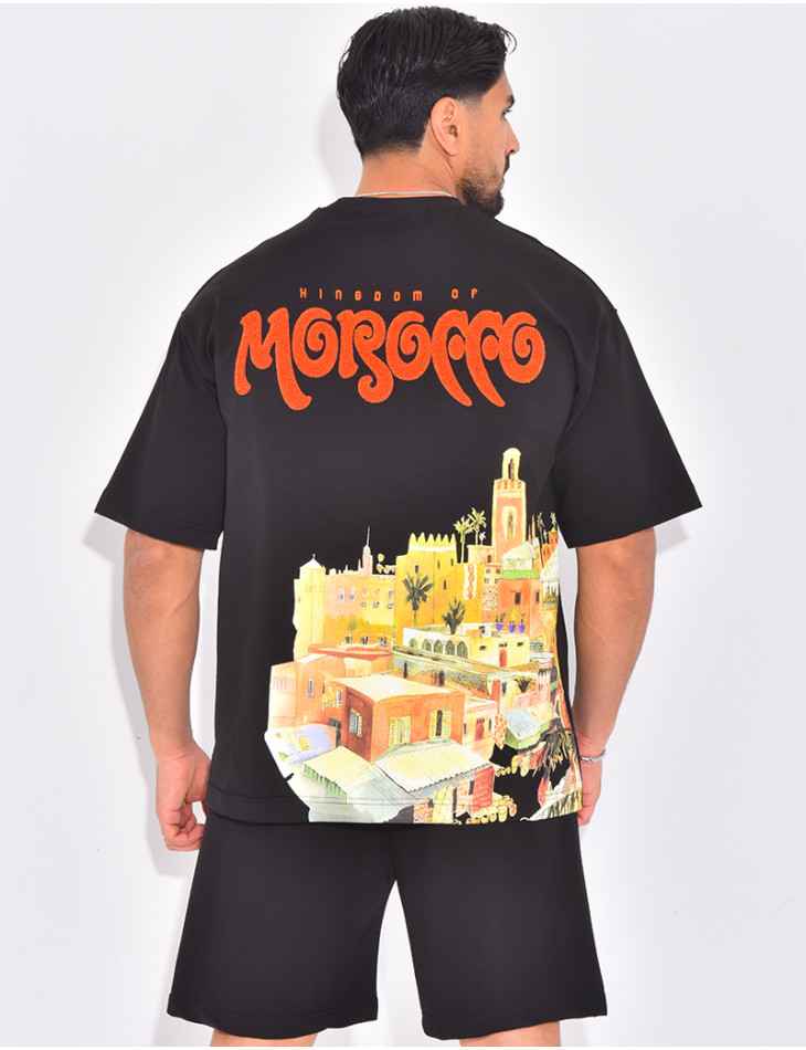 Ensemble short et t-shirt "Morocco"