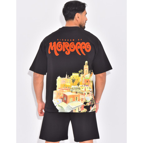 Ensemble short et t-shirt "Morocco"