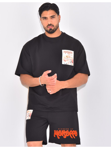 Ensemble short et t-shirt "Morocco"