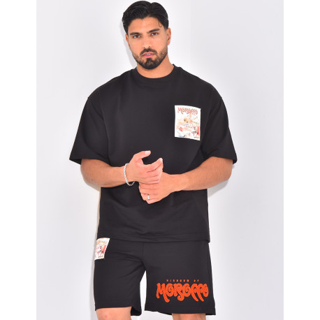 Ensemble short et t-shirt "Morocco"