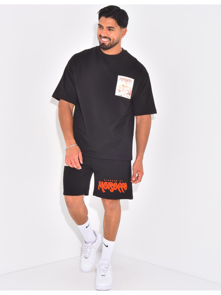 Ensemble short et t-shirt "Morocco"