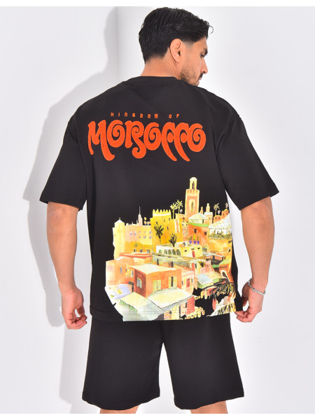 Ensemble short et t-shirt "Morocco"