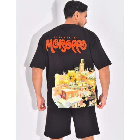 Ensemble short et t-shirt "Morocco"