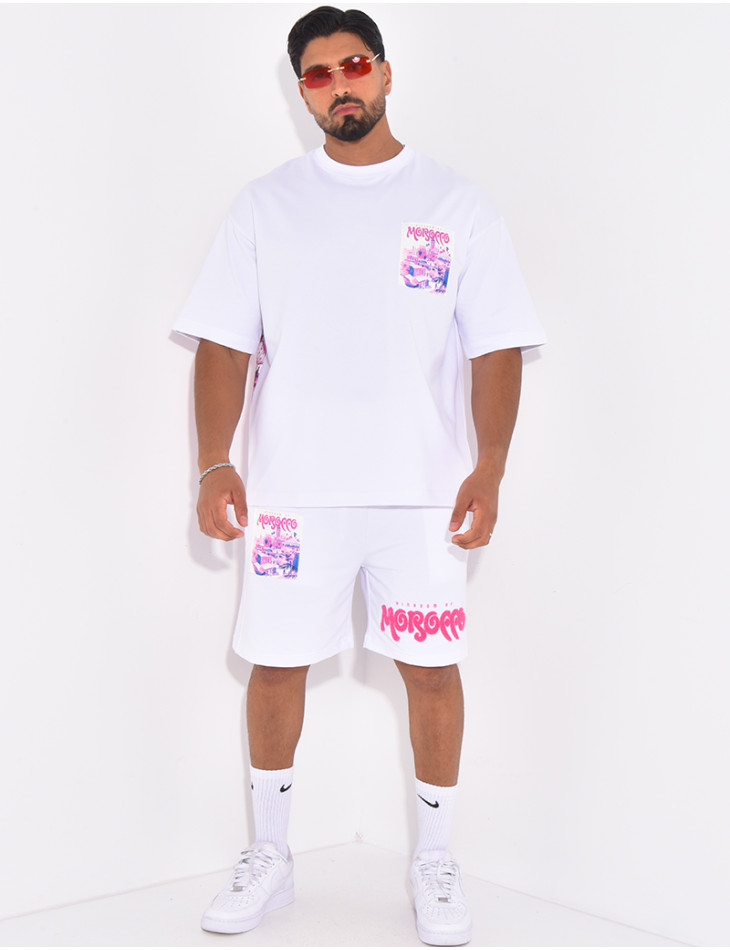Ensemble short et t-shirt "Morocco"