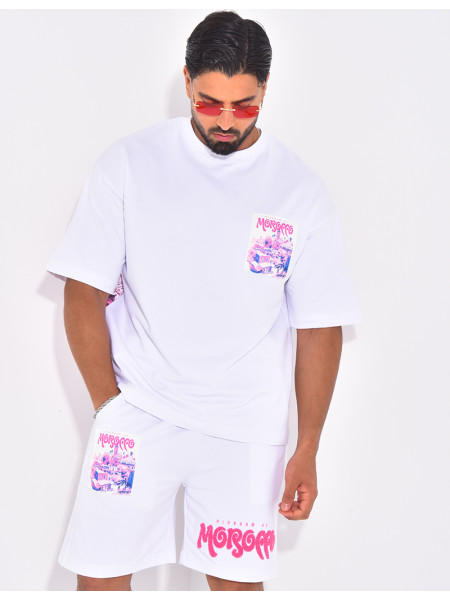 Ensemble short et t-shirt "Morocco"