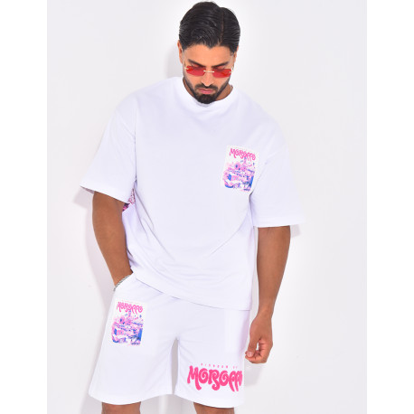 Ensemble short et t-shirt "Morocco"
