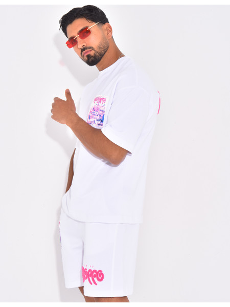 Ensemble short et t-shirt "Morocco"