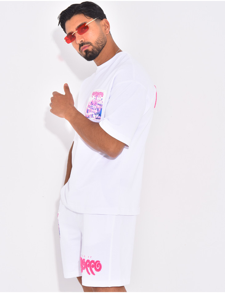 Ensemble short et t-shirt "Morocco"