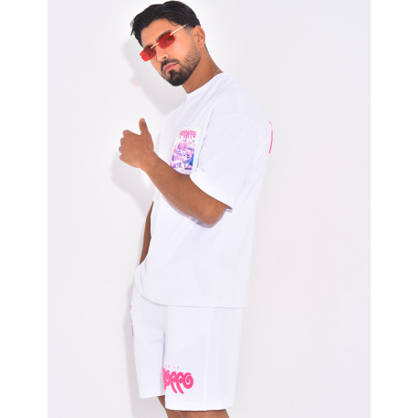 Ensemble short et t-shirt "Morocco"