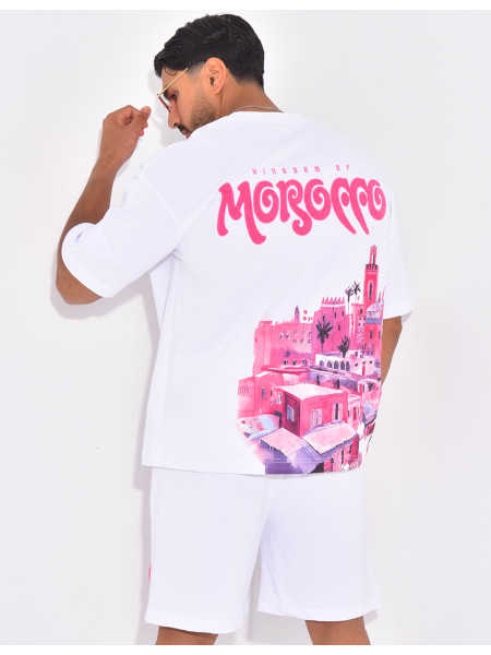 Ensemble short et t-shirt "Morocco"
