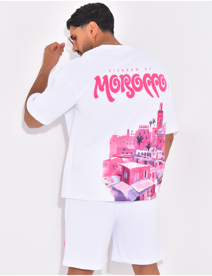 Ensemble short et t-shirt "Morocco"