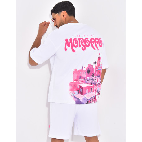 Ensemble short et t-shirt "Morocco"
