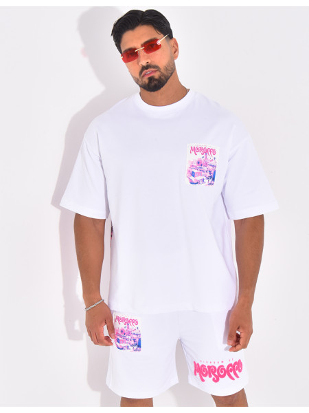 Ensemble short et t-shirt "Morocco"