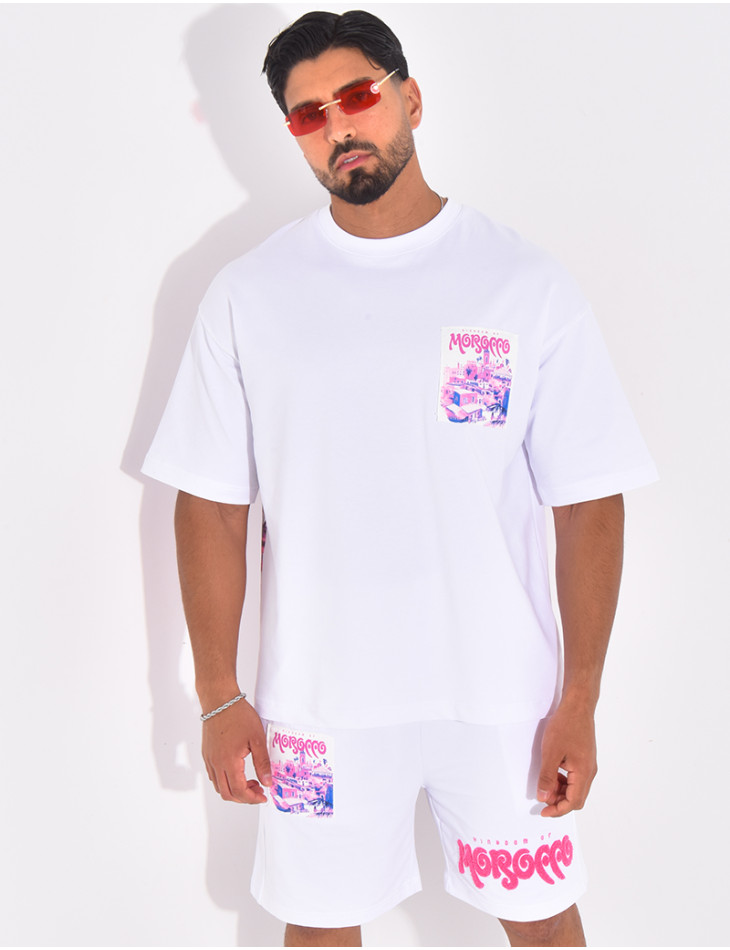 Ensemble short et t-shirt "Morocco"