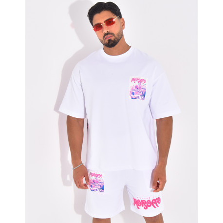 Ensemble short et t-shirt "Morocco"