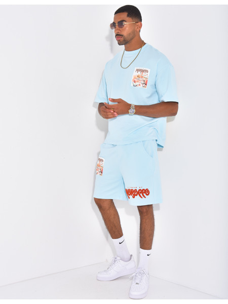 Ensemble short et t-shirt "Morocco"