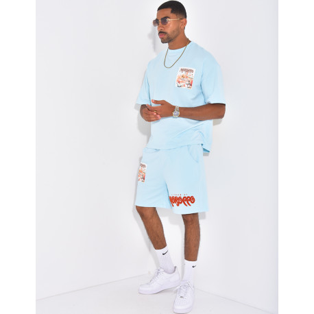 Ensemble short et t-shirt "Morocco"