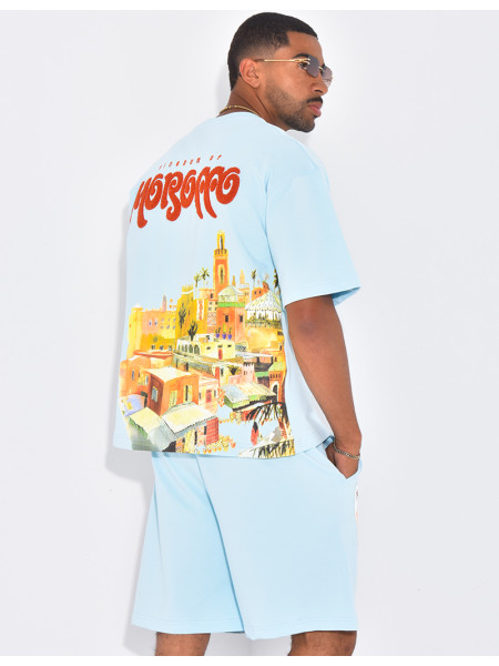 Ensemble short et t-shirt "Morocco"