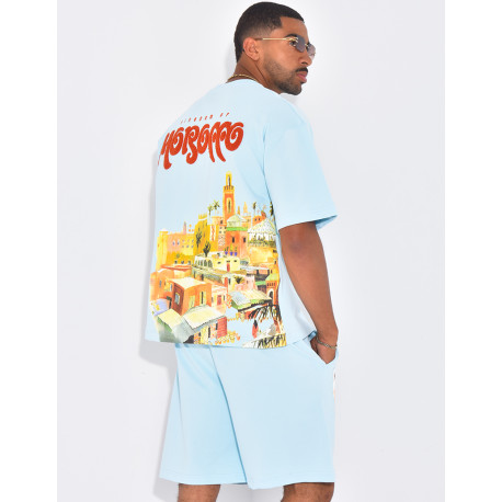 Ensemble short et t-shirt "Morocco"