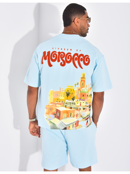Ensemble short et t-shirt "Morocco"