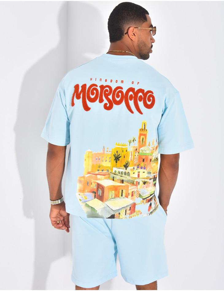 Ensemble short et t-shirt "Morocco"