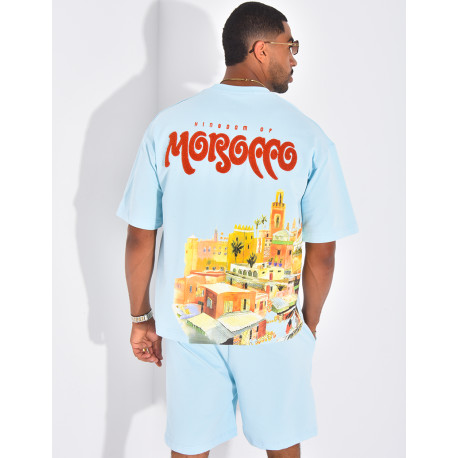 Ensemble short et t-shirt "Morocco"