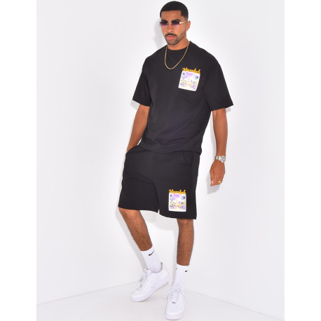 Ensemble short et t-shirt "Marrakech"